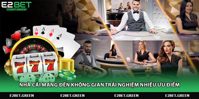 Nhà cái mang đến không gian trải nghiệm nhiều ưu điểm